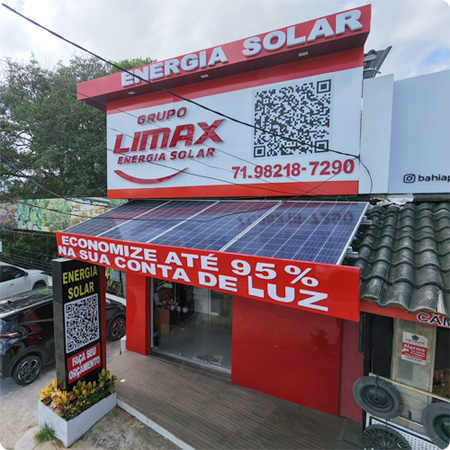 Showroom Limax Energia Solar na Est. do Coco, Lauro de Freitas - BA